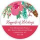 Christmas Branches Round Address Labels in a Jar Image 2 of 4